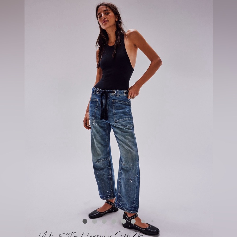 Free People Moxie Barrel Jeans